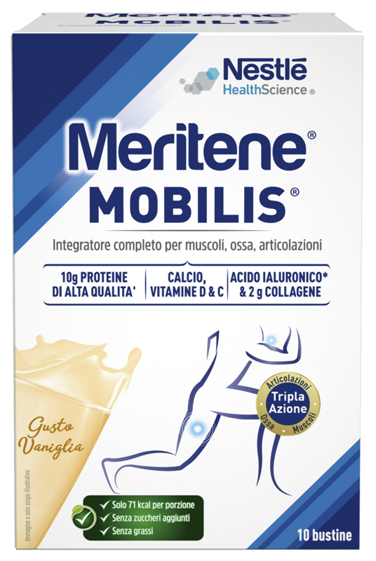 MERITENE MOBILIS GUSTO VANIGLIA 10 BUSTINE DA 21 G - Farmafamily.it