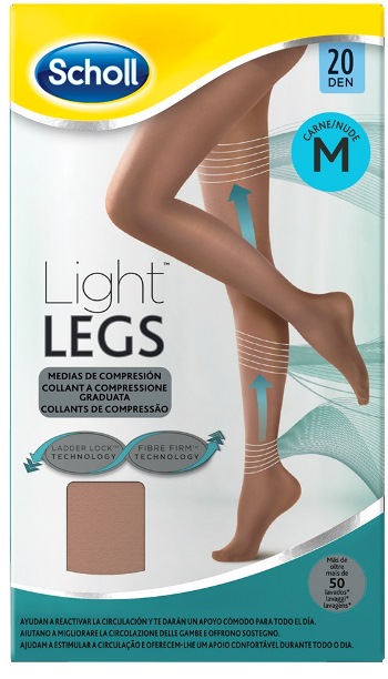SCHOLL LIGHTLEGS 20 DENARI TAGLIA M COLORE NUDE 1 PAIO - Farmafamily.it