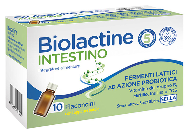 BIOLACTINE INTESTINO 5MLD 10 FLACONCINI 9 ML - Farmafamily.it