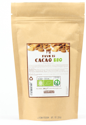 CACAO FAVE BIO 200 G - Farmafamily.it