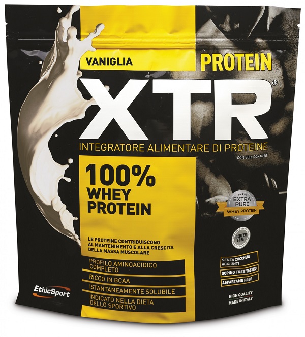 ETHICSPORT PROTEIN XTR VANIGLIA POLVERE 500 G - Farmafamily.it