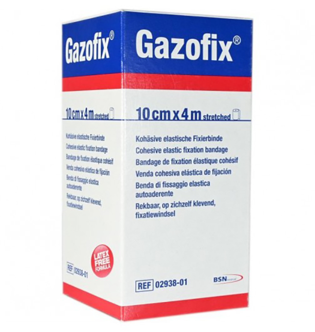 BENDA ELASTICA AUTOADESIVA GAZOFIX 10X400 CM - Farmafamily.it