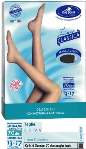 SAUBER CLASSICO COLLANT 70 DENARI MAGLIA LISCIA CIOCCOLATO 4 - Farmafamily.it