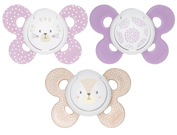 CHICCO SUCCHIETTO COMFORT GIRL IN SILICONE 6-16 MESI 2 PEZZI - Farmafamily.it