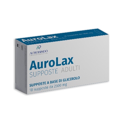 SUPPOSTE AUROLAX GLICEROLO 2500 MG 18 SUPPOSTE - Farmafamily.it