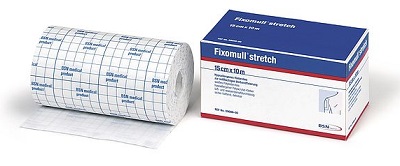 FASCIA AUTOADESIVA IPOALLERGENICA FIXOMULL STRETCH PER FISSAGGIO CATETERI M 10 X 10 CM - Farmafamily.it
