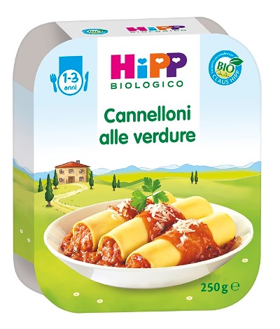 HIPP BIO CANNELLONI ALLE VERDURE 250 G - Farmafamily.it