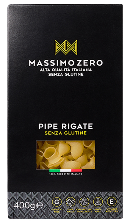 MASSIMO ZERO PIPE RIGATE 400 G - Farmafamily.it