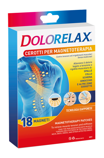 DOLORELAX CEROTTO MAGNETOTERAPIA 18 PEZZI - Farmafamily.it