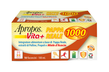 APROPOS VITA+ PAPPA REALE 1000MG 10 FLACONCINI DA 10 ML - Farmafamily.it