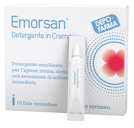 EMORSAN DETERGENTE CREMA 10 FIALE DA 3,5 ML - Farmafamily.it