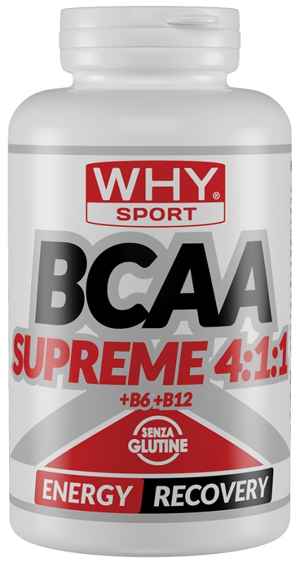 WHYSPORT BCAA SUPREME 4:1:1 + B6 + B12 200 COMPRESSE - Farmafamily.it