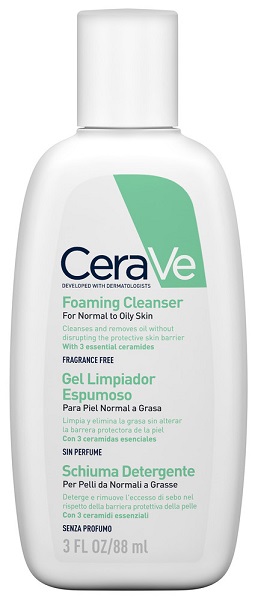CERAVE SCHIUMA DETERGENTE VISO 88 ML - Farmafamily.it