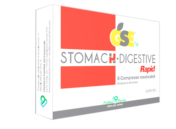 GSE STOMACH DIGESTIVE RAPID 8 COMPRESSE - Farmafamily.it