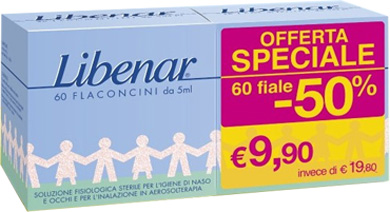 FIALE MONODOSE LIBENAR 60 PEZZI DA 5 ML - Farmafamily.it