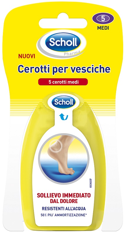 SCHOLL CEROTTI PER VESCICHE MEDIO DITA DEI PIEDI 6 PEZZI - Farmafamily.it