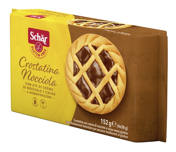 SCHAR CROSTATINA NOCCIOLA 4 MONOPORZIONI DA 38 G - Farmafamily.it
