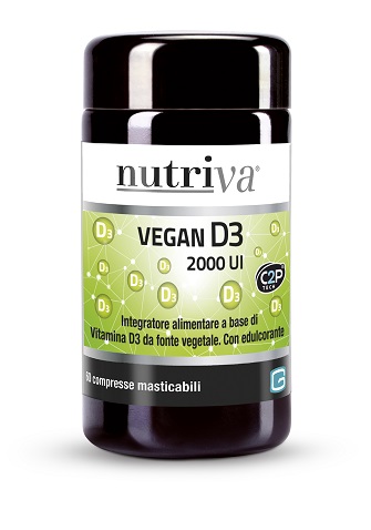NUTRIVA VEGAN D3 60 COMPRESSE 2000 UI - Farmafamily.it