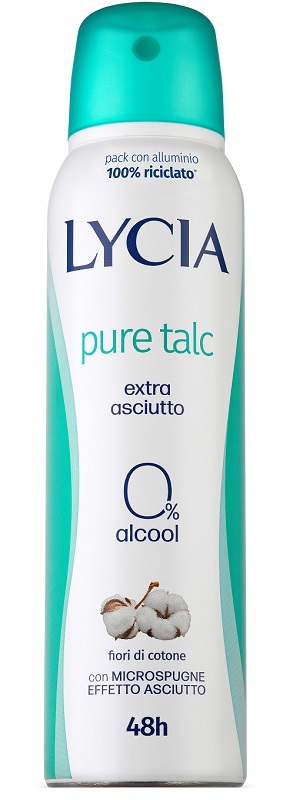 LYCIA SPRAY PURE TALC 150 ML - Farmafamily.it