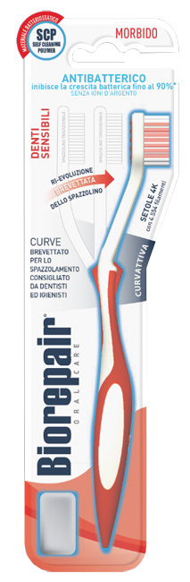 BIOREPAIR SPAZZOLINO CURVE SENSITIVE MORBIDO 1 PEZZO - Farmafamily.it