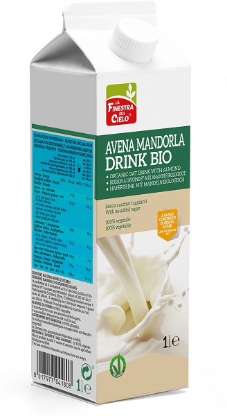 BEVANDA AVENA CON MANDORLA BIO 1 LITRO - Farmafamily.it