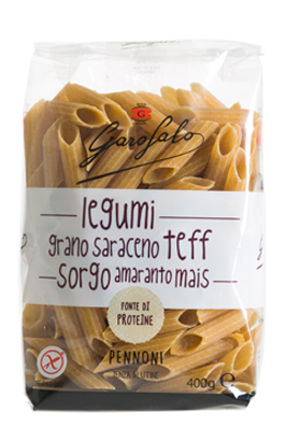 GAROFALO PENNONI PASTA SENZA GLUTINE LEGUMI E CEREALI 400 G - Farmafamily.it
