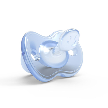 NUVITA ORTOHOSOFT SUCCHIETTO CON TETTARELLA ORTODONTICA BLU - Farmafamily.it