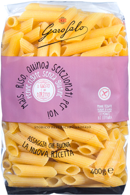GAROFALO PENNE RIGATE SENZA GLUTINE 400 G - Farmafamily.it