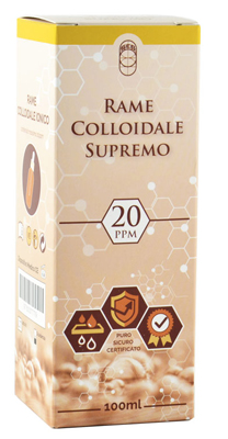 RAME COLLOIDALE SUPREMO 20PPM 100 ML - Farmafamily.it