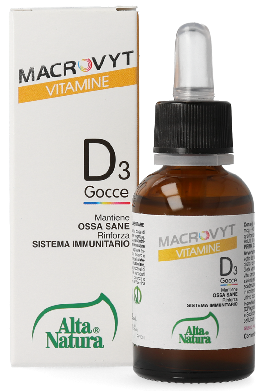 MACROVYT VITAMINA D3 VEG GOCCE 30 ML - Farmafamily.it