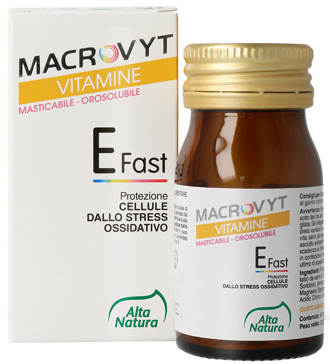 MACROVYT VITAMINA E 40 COMPRESSE FAST - Farmafamily.it