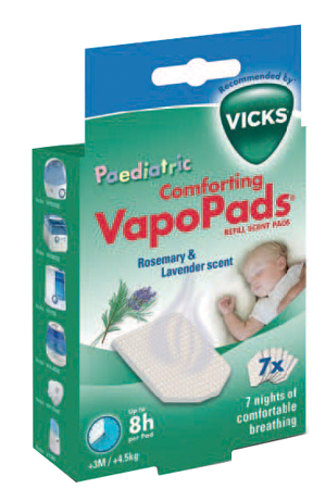 VICKS VAPOPADS ROSEMARY & LAVENDER SCENTE 7 PEZZI - Farmafamily.it