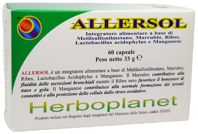 ALLERSOL 60 CAPSULE - Farmafamily.it