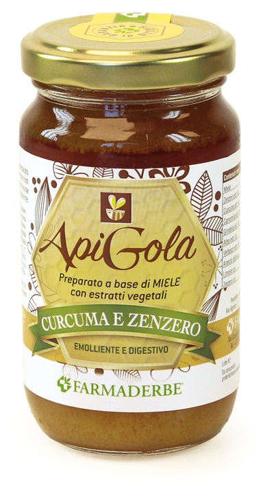 APIGOLA MIELE CURCUMA E ZENZERO 250 G - Farmafamily.it