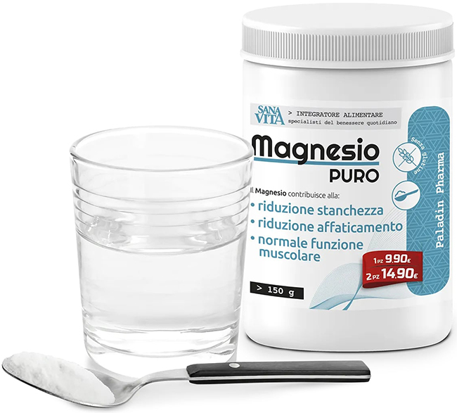 SANAVITA MAGNESIO PURO 150 G - Farmafamily.it