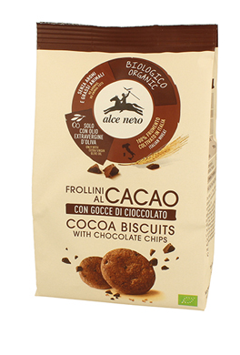 FROLLINO AL CACAO CON GOCCE DI CIOCCOLATO BIO 250 G - Farmafamily.it