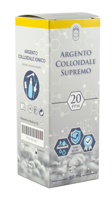 ARGENTO COLLOIDALE SUPREMO 20PPM CERTIFICATO SPRAY CON CONTAGOCCE + EROGATORE NASO + EROGATORE GOLA + EROGATORE PELLE - Farmafamily.it