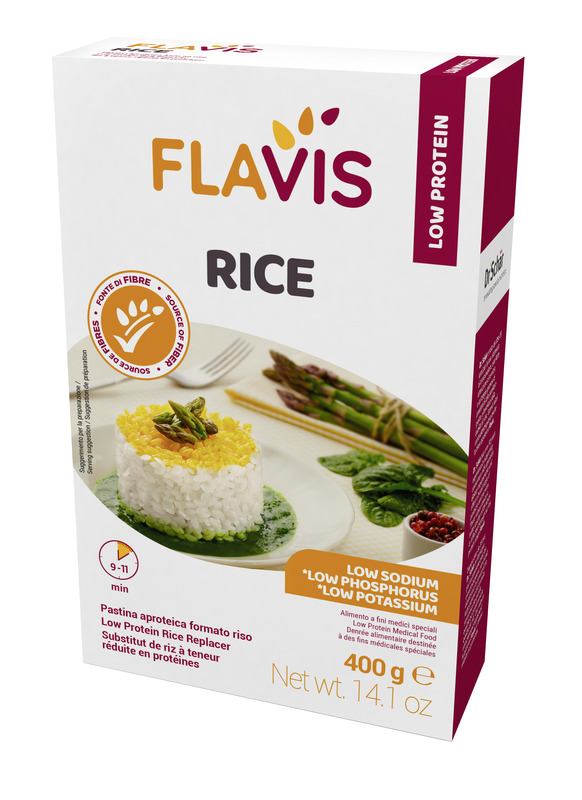 FLAVIS RICE PASTINA APROTEICA FORMATO RISO 400 G - Farmafamily.it
