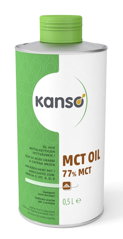 KANSO MCT OIL 77% OLIO DI ACIDI GRASSI 500 ML - Farmafamily.it