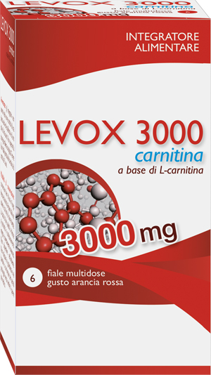 LEVOX 3000 CARNITINA 6 FLACONCINI DA 25 ML - Farmafamily.it