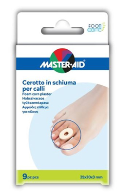 CEROTTO CALLI MASTER-AID FOOTCARE IN SCHIUMA PU 3 MM 9 PEZZI B9 - Farmafamily.it