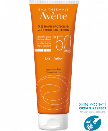EAU THERMALE AVENE SOLARE LATTE SPF50+ 250 ML NUOVA FORMULA - Farmafamily.it