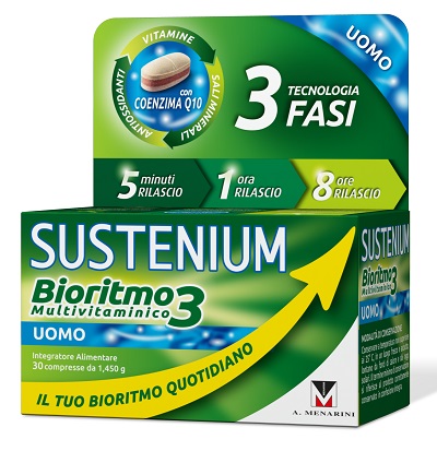 SUSTENIUM BIORITMO3 UOMO ADULTO 30 COMPRESSE - Farmafamily.it