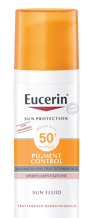 EUCERIN SUN PROTECTION SPF 50+ PIGMENT CONTROL SUN FLUID 50 ML - Farmafamily.it