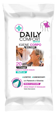 DAILY COMFORT SENIOR PANNI IGIENE CORPO 24 PEZZI - Farmafamily.it