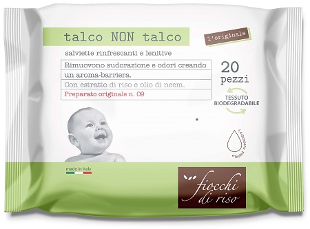 FIOCCHI DI RISO SALVIETTE TALCO NON TALCO - Farmafamily.it