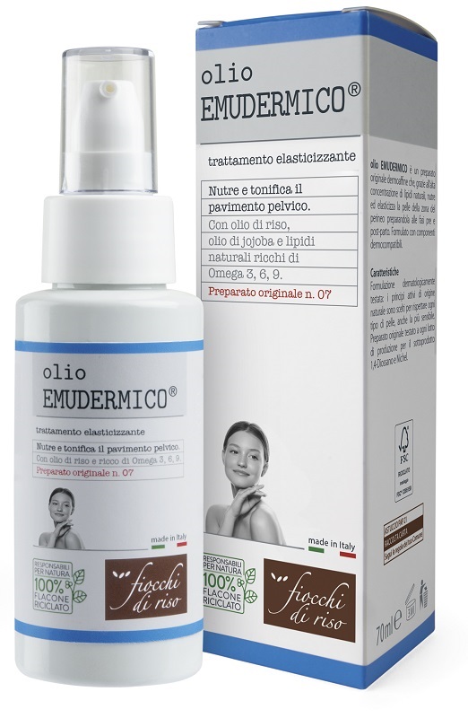 FIOCCHI DI RISO OLIO EMUDERMICO ELASTICIZZANTE 70 ML - Farmafamily.it