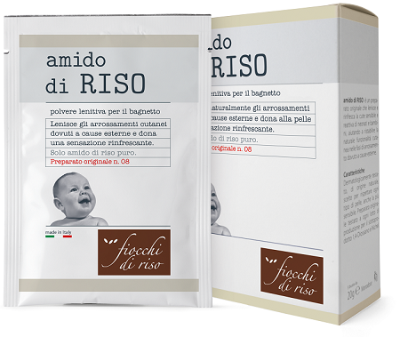 FIOCCHI DI RISO AMIDO DI RISO POLVERE LENITIVO 100 G - Farmafamily.it