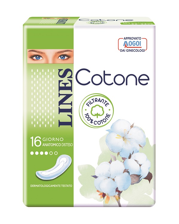 LINES COTONE NON ULTRA ANATOMICI DISTESI 16 PEZZI - Farmafamily.it