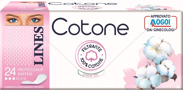 LINES COTONE PROTEGGISLIP DISTESI 24 PEZZI - Farmafamily.it